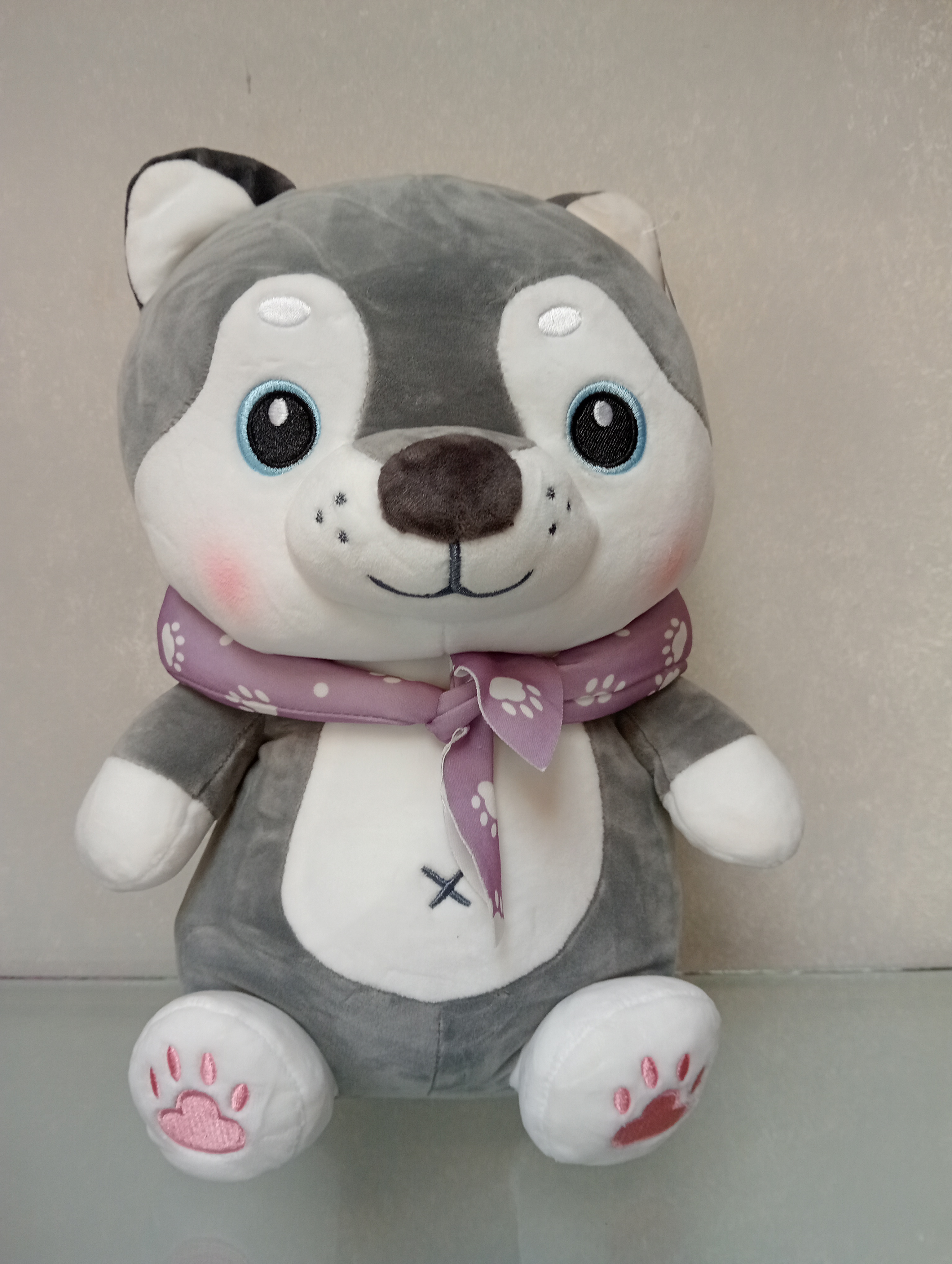 PELUCHE LOBO 30 CM